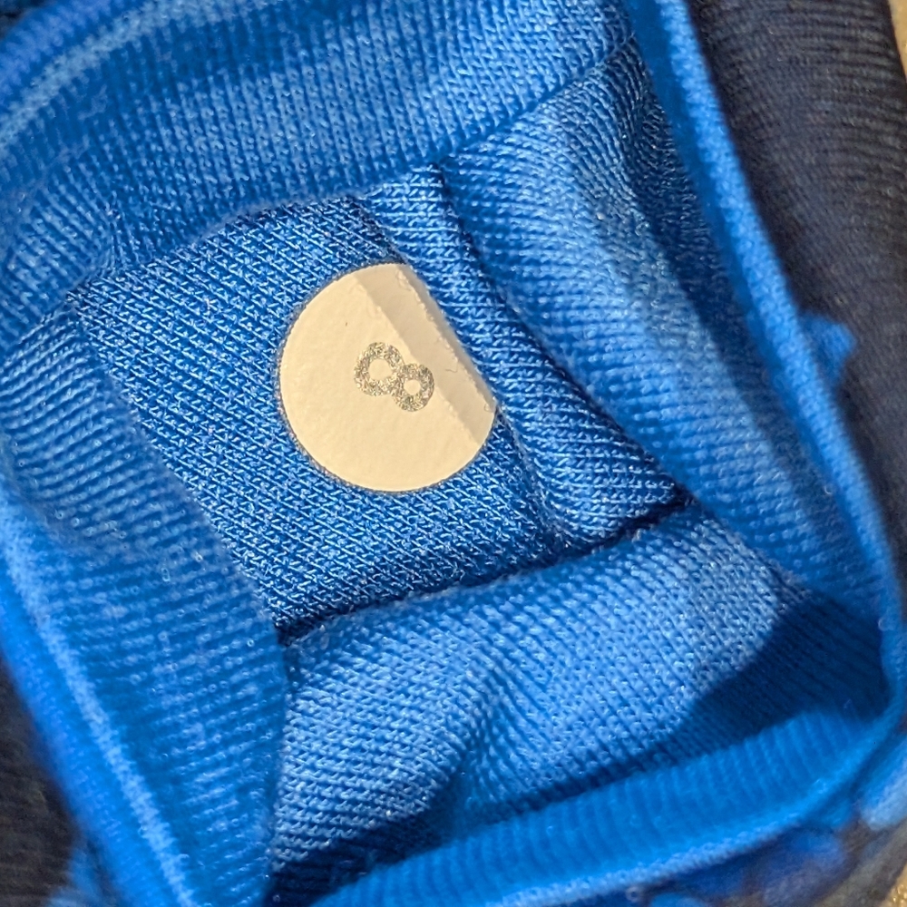 NWOT Lululemon All The Right Places Crop – Size 8 – Pipe Dream Blue Snake - Picture 4 of 5